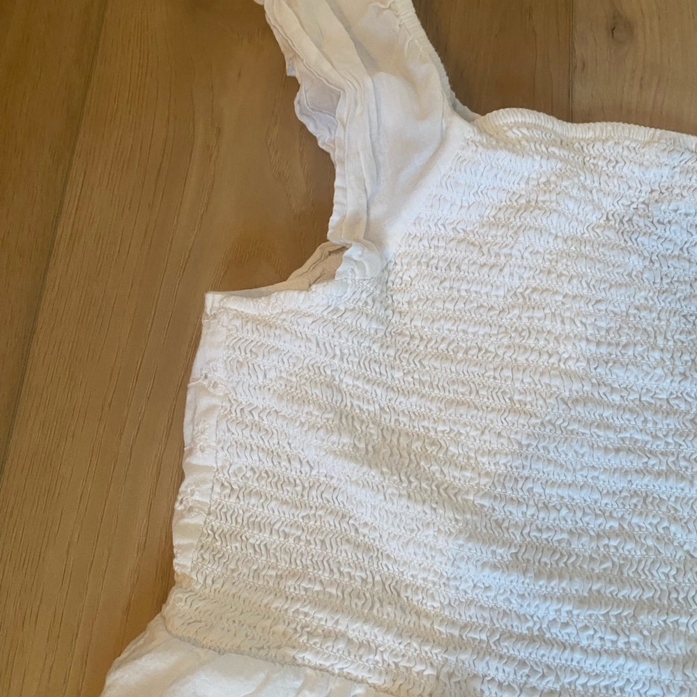 White Eyelet Ruffle Sundress - Picture 5 of 5
